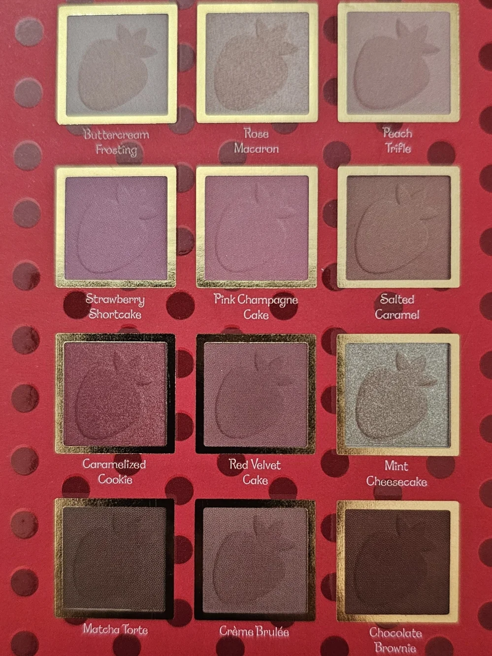 Strawberry Shortcake Red Eyeshadow Palette